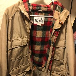 Woolrich Vintage Jacket Rain Coat - Flannel Lined